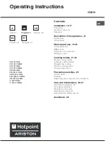 Предварительный просмотр 15 страницы Hotpoint Ariston F 1012.1 IX/HA Operating Instructions Manual