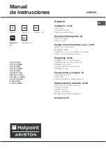 Предварительный просмотр 43 страницы Hotpoint Ariston F 1012.1 IX/HA Operating Instructions Manual