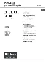 Предварительный просмотр 57 страницы Hotpoint Ariston F 1012.1 IX/HA Operating Instructions Manual