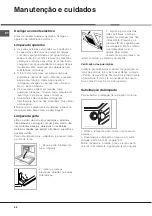 Предварительный просмотр 68 страницы Hotpoint Ariston F 1012.1 IX/HA Operating Instructions Manual