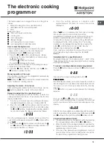 Предварительный просмотр 19 страницы Hotpoint Ariston F 52 C.2 IX/HA Operating Instructions Manual