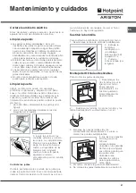 Предварительный просмотр 41 страницы Hotpoint Ariston F 52 C.2 IX/HA Operating Instructions Manual