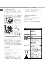 Предварительный просмотр 54 страницы Hotpoint Ariston F 52 C.2 IX/HA Operating Instructions Manual