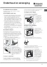 Предварительный просмотр 61 страницы Hotpoint Ariston F 52 C.2 IX/HA Operating Instructions Manual