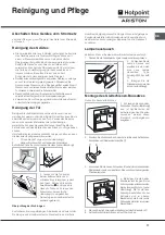 Предварительный просмотр 71 страницы Hotpoint Ariston F 52 C.2 IX/HA Operating Instructions Manual