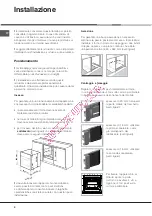 Предварительный просмотр 2 страницы Hotpoint Ariston F 53 C.1 IX/HA Operating Instructions Manual