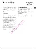 Предварительный просмотр 5 страницы Hotpoint Ariston F 53 C.1 IX/HA Operating Instructions Manual