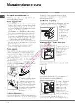 Предварительный просмотр 10 страницы Hotpoint Ariston F 53 C.1 IX/HA Operating Instructions Manual