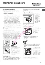 Предварительный просмотр 21 страницы Hotpoint Ariston F 53 C.1 IX/HA Operating Instructions Manual