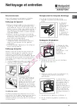 Предварительный просмотр 31 страницы Hotpoint Ariston F 53 C.1 IX/HA Operating Instructions Manual