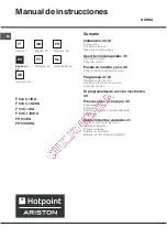 Предварительный просмотр 32 страницы Hotpoint Ariston F 53 C.1 IX/HA Operating Instructions Manual