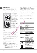 Предварительный просмотр 34 страницы Hotpoint Ariston F 53 C.1 IX/HA Operating Instructions Manual