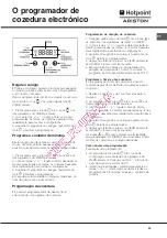 Предварительный просмотр 49 страницы Hotpoint Ariston F 53 C.1 IX/HA Operating Instructions Manual