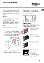 Предварительный просмотр 53 страницы Hotpoint Ariston F 53 C.1 IX/HA Operating Instructions Manual