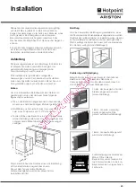 Предварительный просмотр 63 страницы Hotpoint Ariston F 53 C.1 IX/HA Operating Instructions Manual