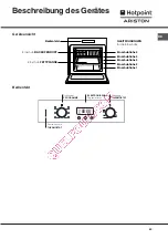 Предварительный просмотр 65 страницы Hotpoint Ariston F 53 C.1 IX/HA Operating Instructions Manual