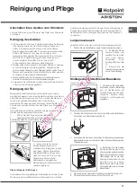 Предварительный просмотр 71 страницы Hotpoint Ariston F 53 C.1 IX/HA Operating Instructions Manual