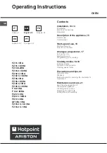 Предварительный просмотр 12 страницы Hotpoint Ariston F 60.1 IX/XA Operating Instructions Manual