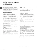 Предварительный просмотр 26 страницы Hotpoint Ariston F 60.1 IX/XA Operating Instructions Manual