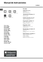 Предварительный просмотр 32 страницы Hotpoint Ariston F 60.1 IX/XA Operating Instructions Manual