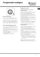 Предварительный просмотр 37 страницы Hotpoint Ariston F 60.1 IX/XA Operating Instructions Manual