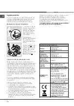 Предварительный просмотр 44 страницы Hotpoint Ariston F 60.1 IX/XA Operating Instructions Manual