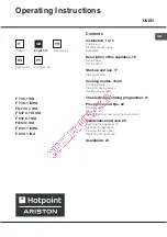 Предварительный просмотр 13 страницы Hotpoint Ariston f 63 C.1 IX/HA Operation Instruction Manual