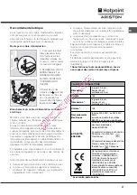 Предварительный просмотр 27 страницы Hotpoint Ariston f 63 C.1 IX/HA Operation Instruction Manual