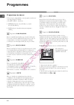 Предварительный просмотр 30 страницы Hotpoint Ariston f 63 C.1 IX/HA Operation Instruction Manual