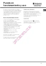 Предварительный просмотр 41 страницы Hotpoint Ariston f 63 C.1 IX/HA Operation Instruction Manual