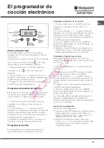 Предварительный просмотр 45 страницы Hotpoint Ariston f 63 C.1 IX/HA Operation Instruction Manual