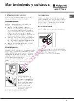 Предварительный просмотр 47 страницы Hotpoint Ariston f 63 C.1 IX/HA Operation Instruction Manual