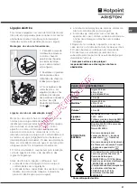 Предварительный просмотр 51 страницы Hotpoint Ariston f 63 C.1 IX/HA Operation Instruction Manual