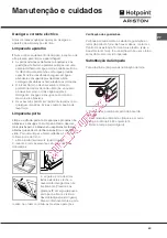 Предварительный просмотр 59 страницы Hotpoint Ariston f 63 C.1 IX/HA Operation Instruction Manual