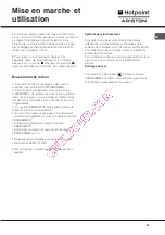 Предварительный просмотр 29 страницы Hotpoint Ariston F 76 C.2 IX/HA Operating Instructions Manual