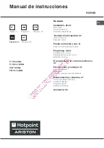 Предварительный просмотр 37 страницы Hotpoint Ariston F 76 C.2 IX/HA Operating Instructions Manual