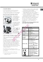 Предварительный просмотр 39 страницы Hotpoint Ariston F 76 C.2 IX/HA Operating Instructions Manual