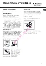 Предварительный просмотр 47 страницы Hotpoint Ariston F 76 C.2 IX/HA Operating Instructions Manual