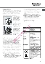 Предварительный просмотр 51 страницы Hotpoint Ariston F 76 C.2 IX/HA Operating Instructions Manual