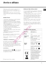 Предварительный просмотр 5 страницы Hotpoint Ariston F 83.1 /HA Operating Instructions Manual