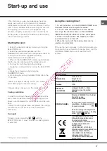 Предварительный просмотр 17 страницы Hotpoint Ariston F 83.1 /HA Operating Instructions Manual