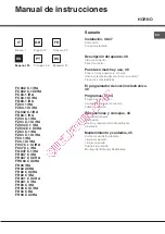 Предварительный просмотр 35 страницы Hotpoint Ariston F 83.1 /HA Operating Instructions Manual