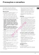 Предварительный просмотр 55 страницы Hotpoint Ariston F 83.1 /HA Operating Instructions Manual