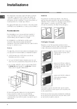 Предварительный просмотр 2 страницы Hotpoint Ariston F 86.1 IX/HA Operating Instructions Manual