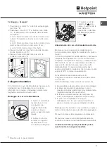 Предварительный просмотр 3 страницы Hotpoint Ariston F 86.1 IX/HA Operating Instructions Manual