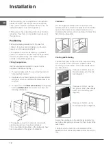 Предварительный просмотр 14 страницы Hotpoint Ariston F 86.1 IX/HA Operating Instructions Manual