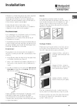 Предварительный просмотр 25 страницы Hotpoint Ariston F 86.1 IX/HA Operating Instructions Manual