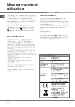 Предварительный просмотр 28 страницы Hotpoint Ariston F 86.1 IX/HA Operating Instructions Manual