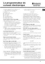 Предварительный просмотр 29 страницы Hotpoint Ariston F 86.1 IX/HA Operating Instructions Manual