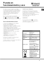 Предварительный просмотр 39 страницы Hotpoint Ariston F 86.1 IX/HA Operating Instructions Manual